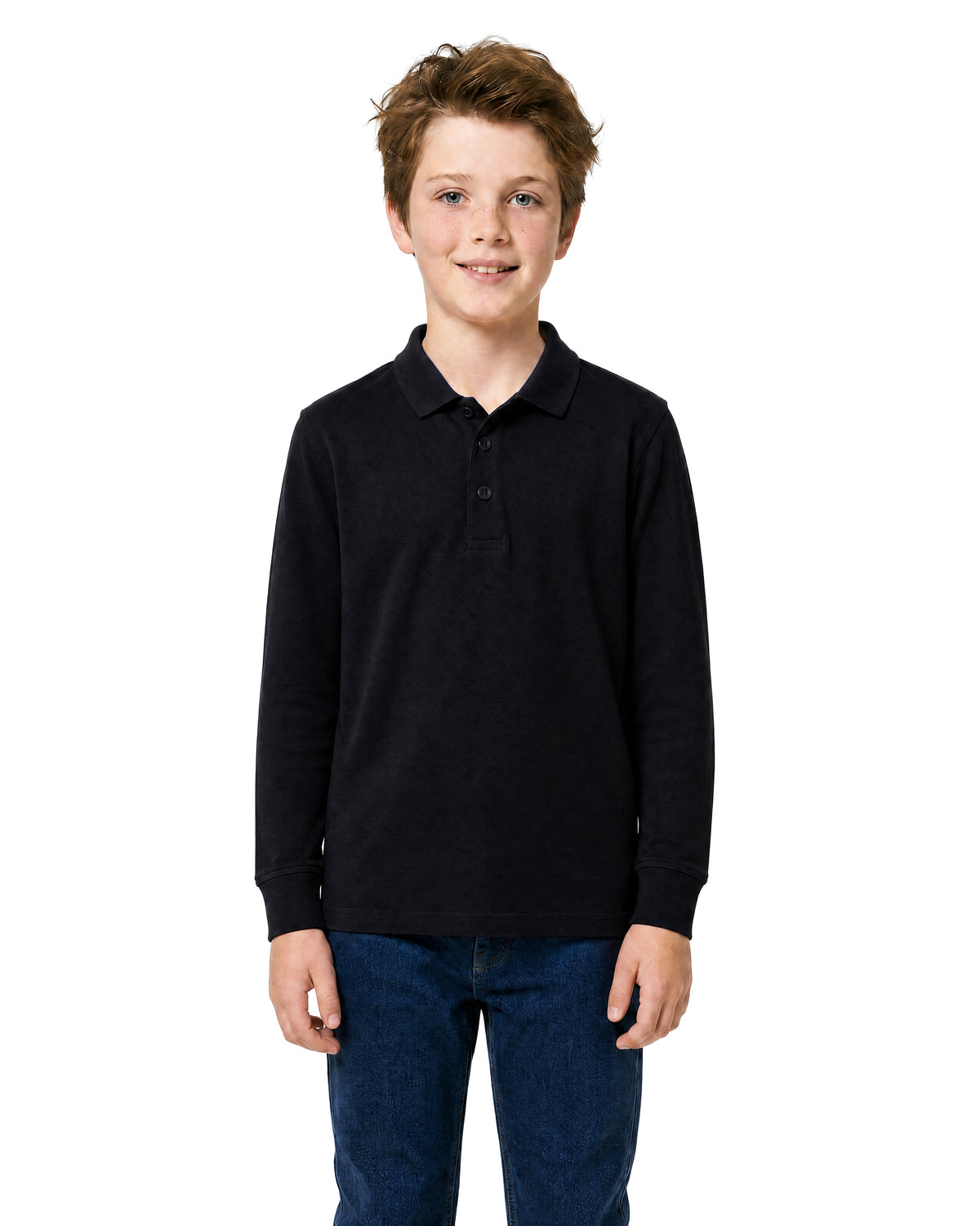 Kinder Langarm-Poloshirt für Jungen und Mädchen Florence