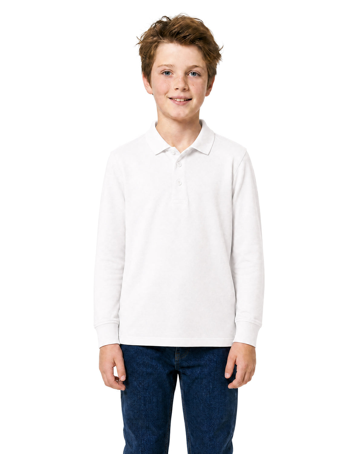 Kinder Langarm-Poloshirt für Jungen und Mädchen Florence