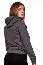 Damen Langarm Pullover mit Kapuze