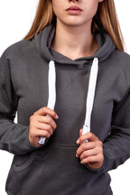 Damen Pullover mit Kapuze und Kordel