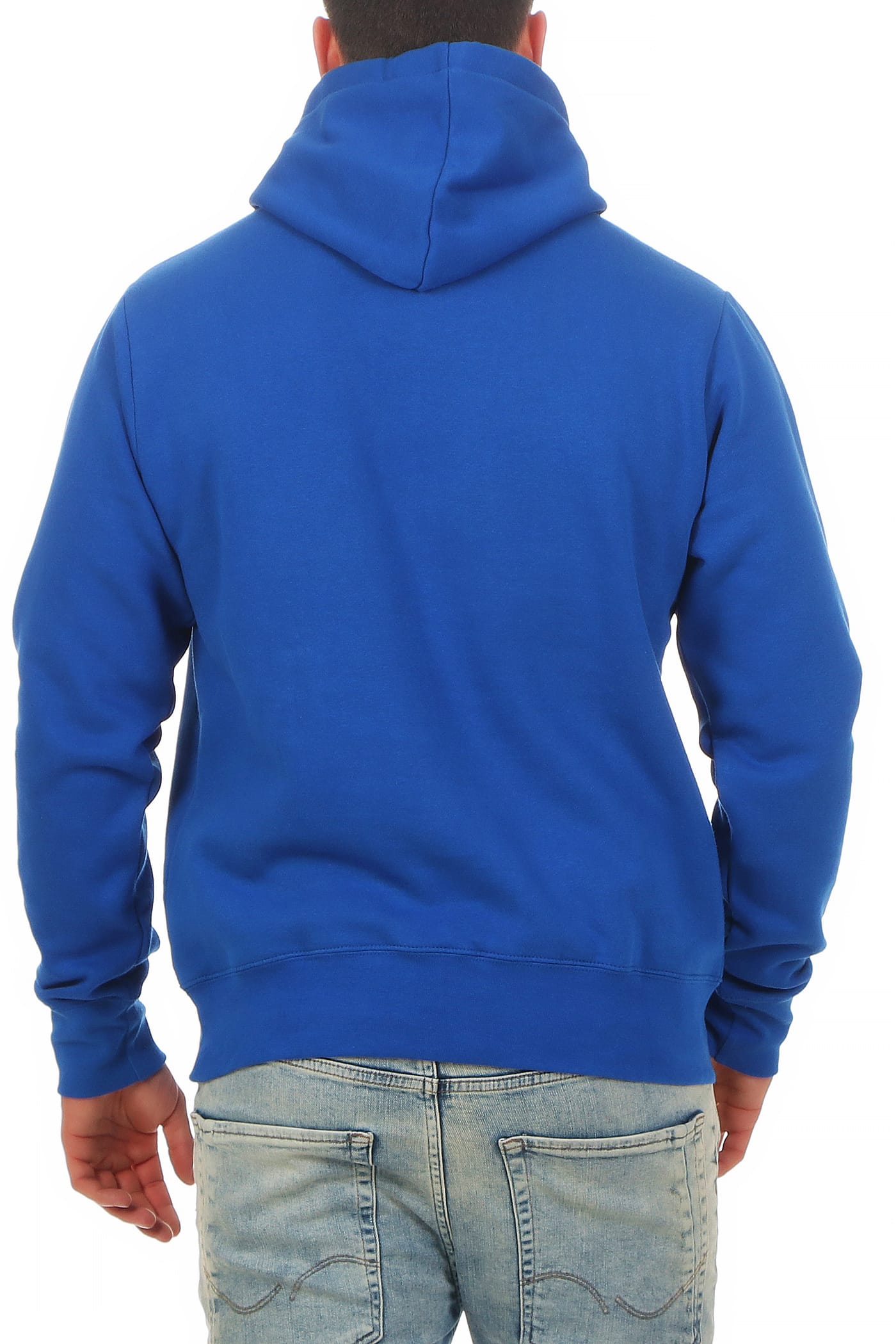 hochwertiger Pullover mit Kapuze für Herren in Blau