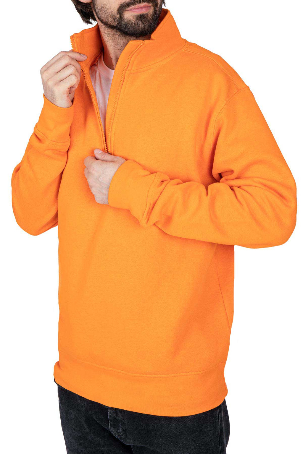 Herren Pullover mit hohem Kragen