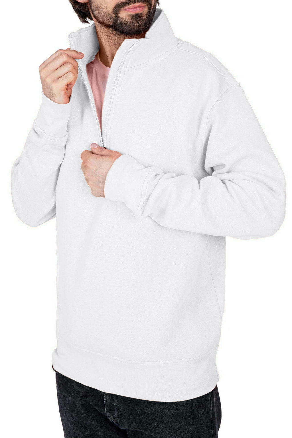 Herren Troyer Basic einfarbig in Weiß