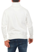 langlebiger Pullover für Männer Freizeit Arbeit in Weiß