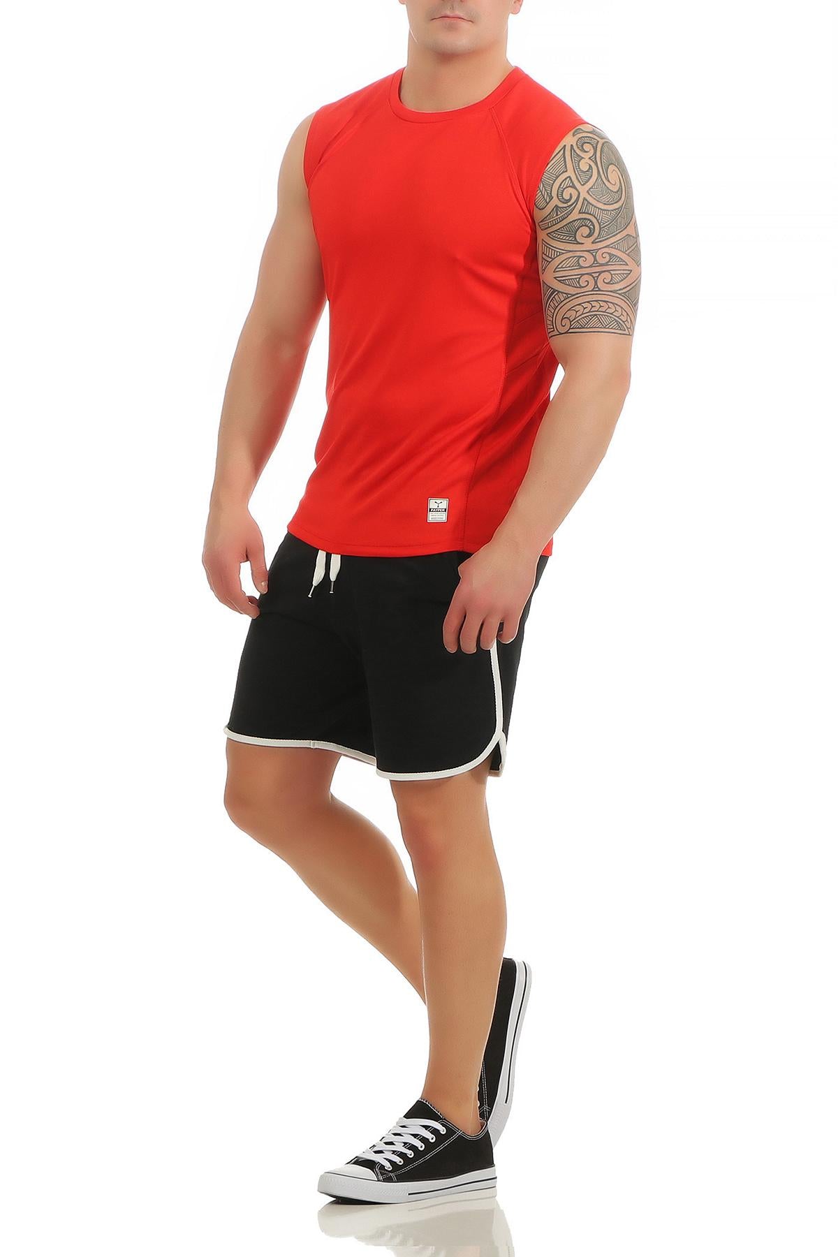 Shirt ohne Arme in Rot