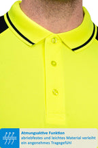 Herren Arbeitspoloshirt EN ISO 20471 Klasse 2