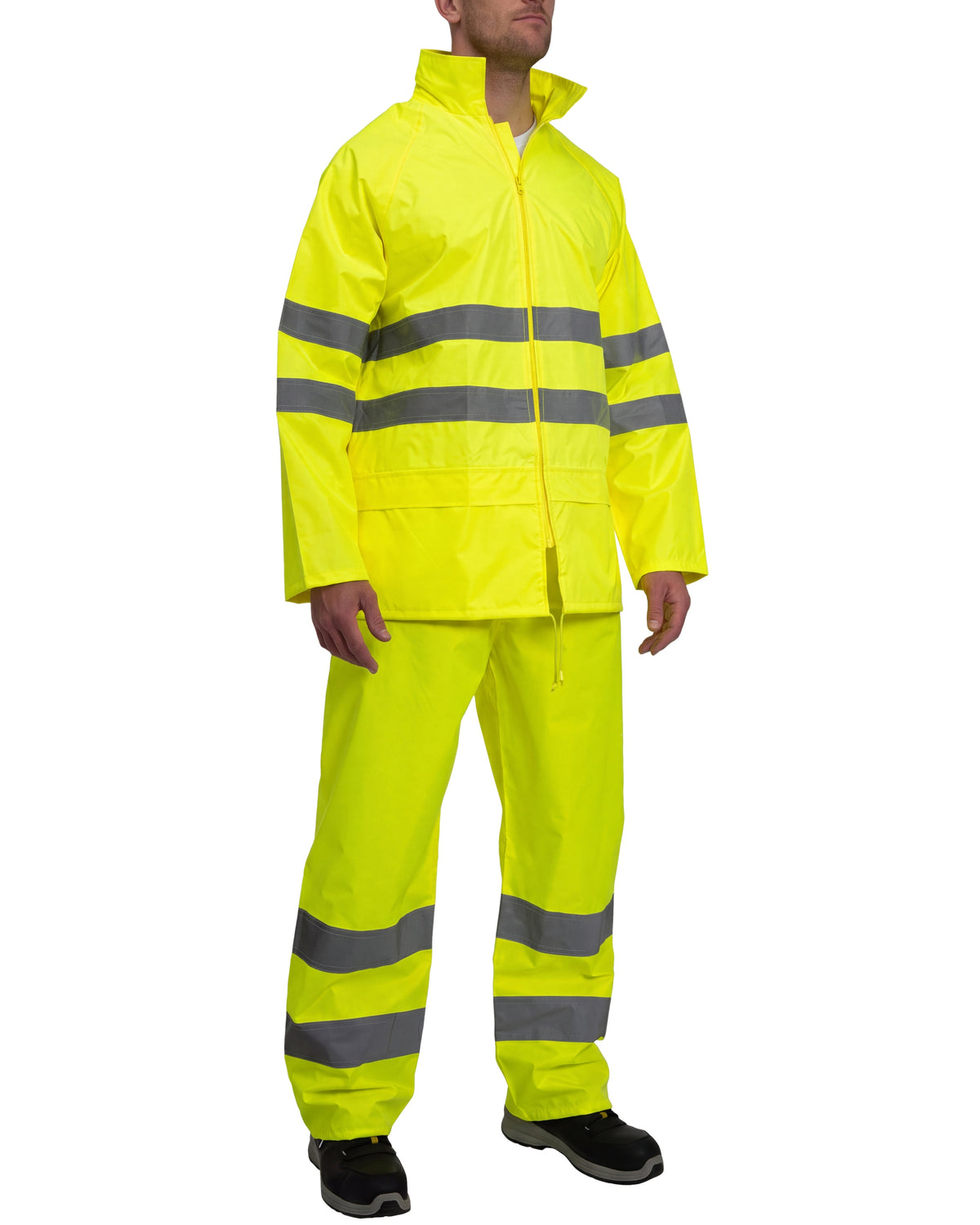 Herren Regenanzug EN ISO 20471 Klasse 3 HI-VI Rainset