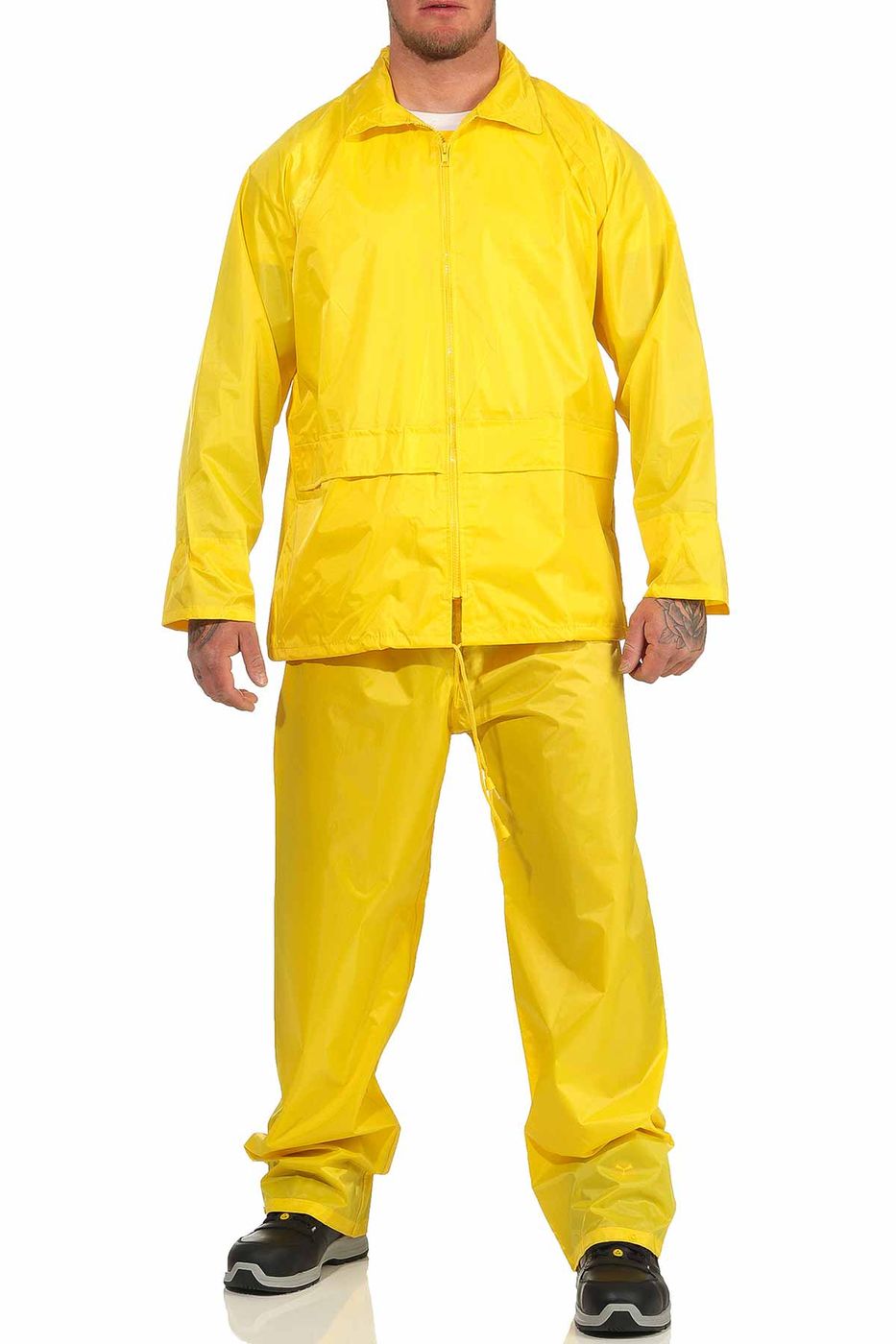 Herren Regenazug mit Reißverschluss