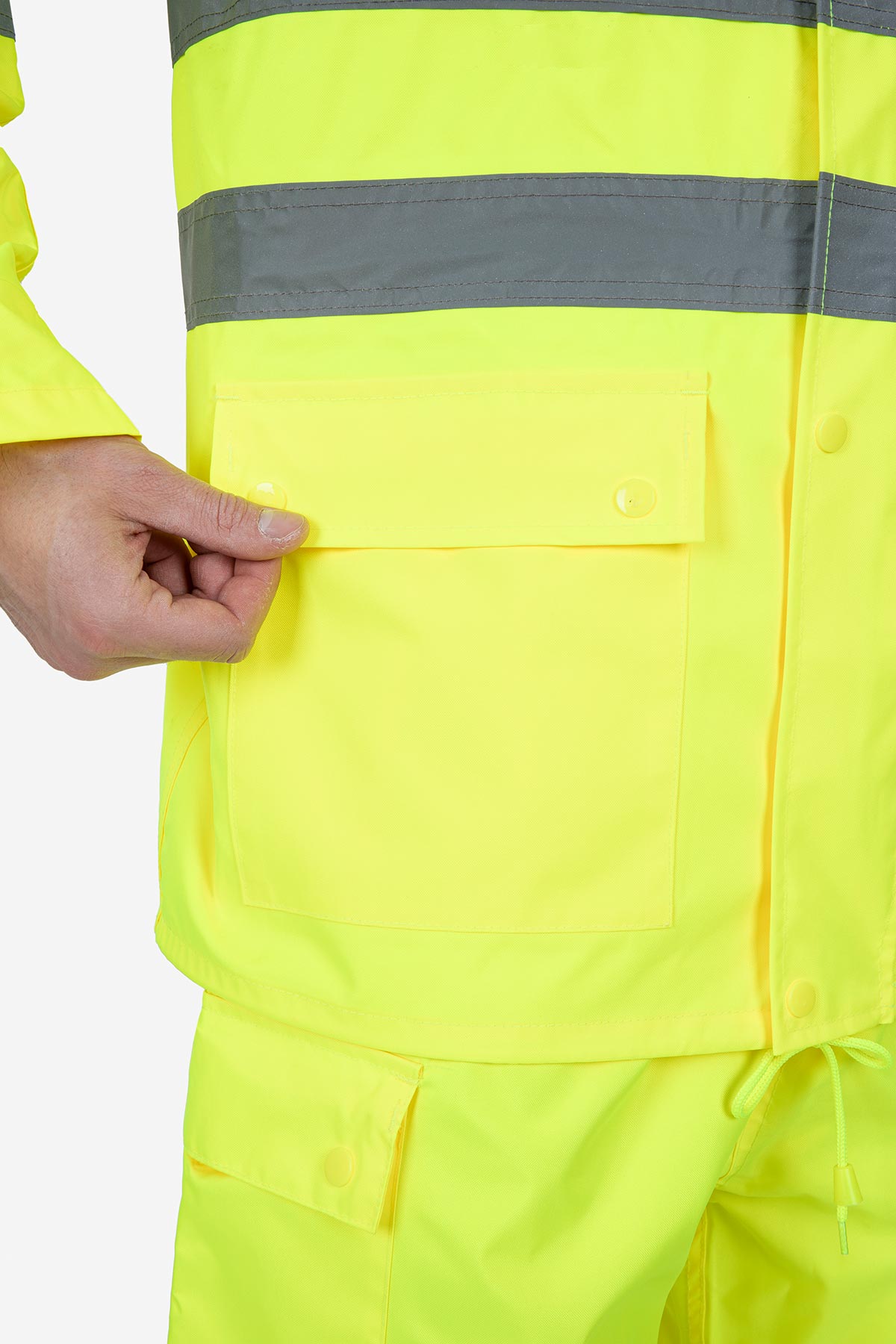 Regenjacke Hohe Sichtbarkeit