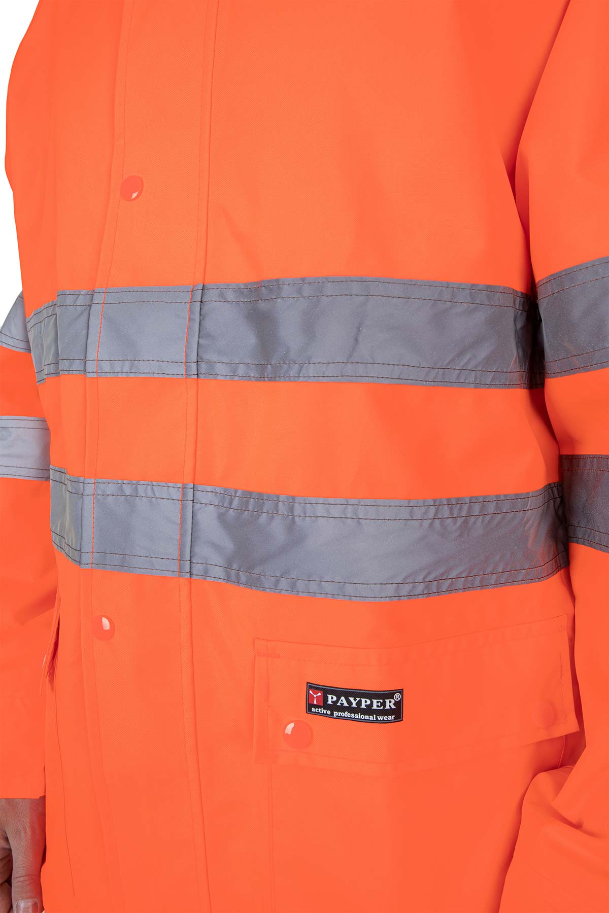 Regenschutzjacke mit Kapuze