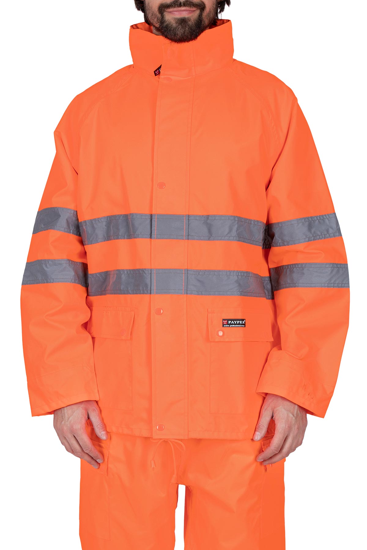 Regenjacke mit vielen Taschen