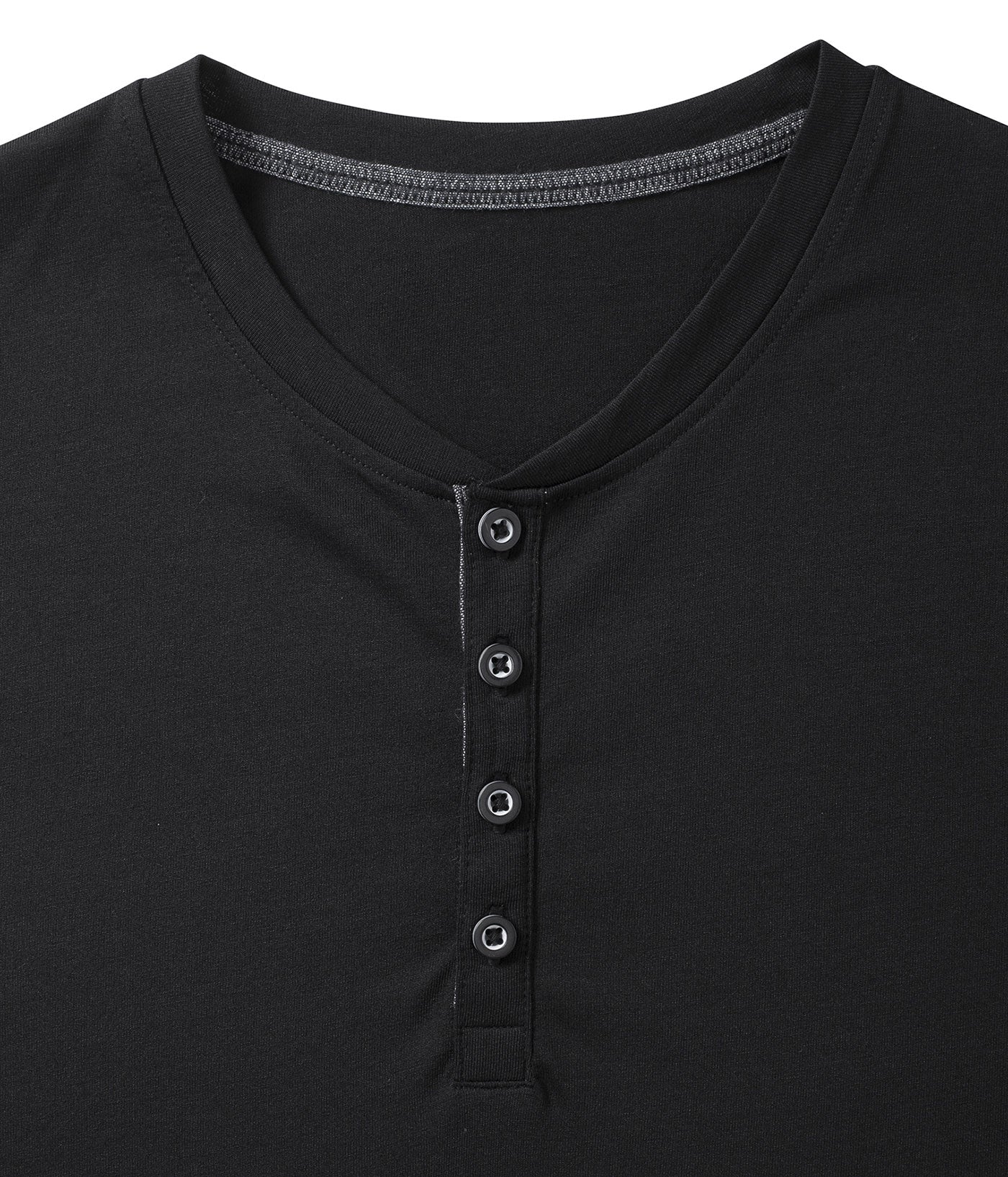 Herren T-Shirt mit 4-Knopfleiste