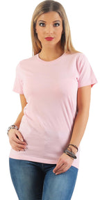 Damen Basic T-Shirt Sunset