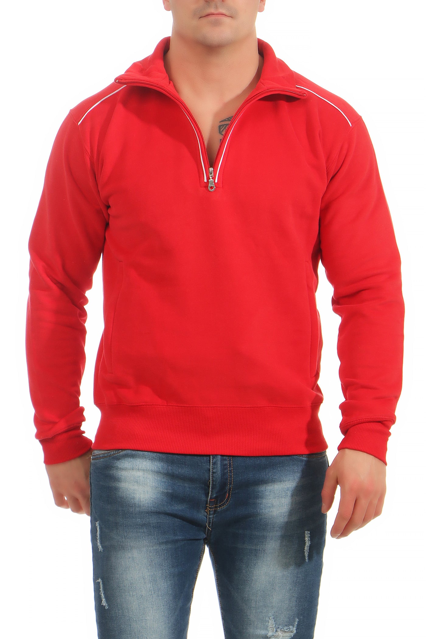 Herren Pullover Rot