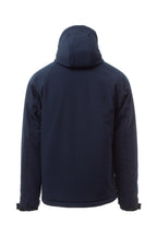 Winterjacke Herren gefüttert mit verstellbarer Taille in Dunkelblau