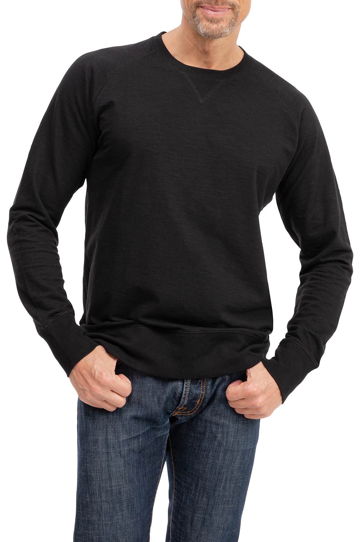 Günstiges Herren Sweatshirt schwarz