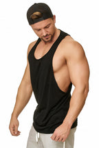 Muscle Shirt Herren Tank Top Schwarz