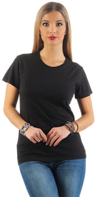 Damen Basic T-Shirt Sunset