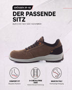 Herren Sicherheitshalbschuh Arbeitsschuh S3 Get Force Low