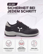 Herren Sicherheitshalbschuh Arbeitsschuh S3 Leder Get Force Low