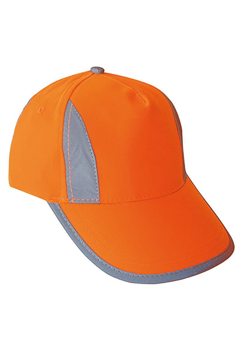 Muetze mit Klettverschluss Orange
