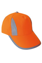 Muetze mit Klettverschluss Orange