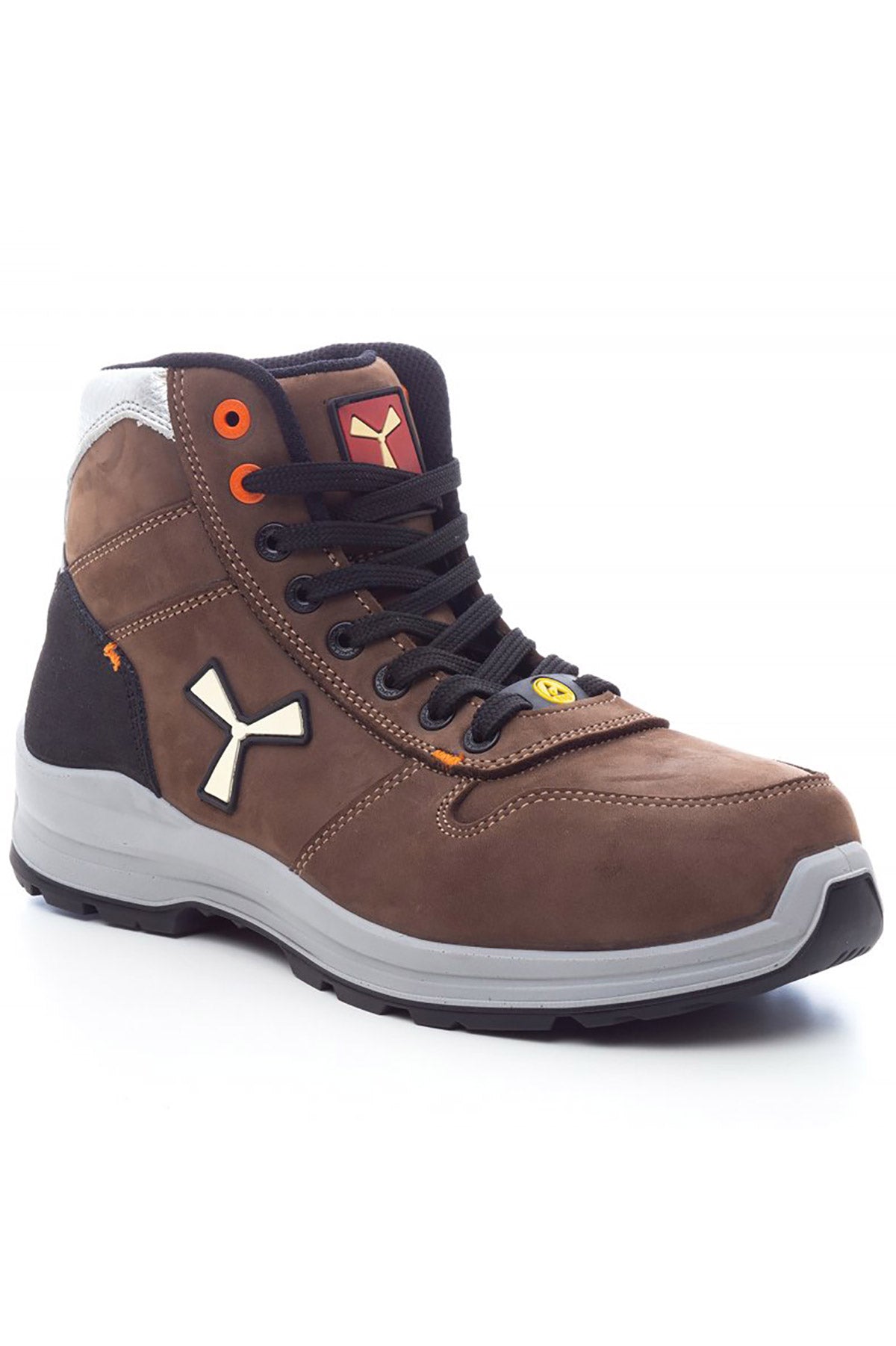 Sportliche Damen Sicherheitsschuhe Braun