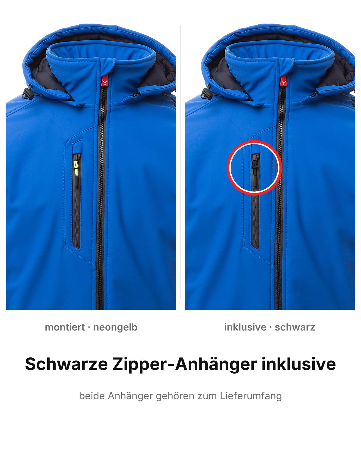 Softshelljacke Herren gefüttert Winter Arbeitsjacke Stehkragen Creek Pad