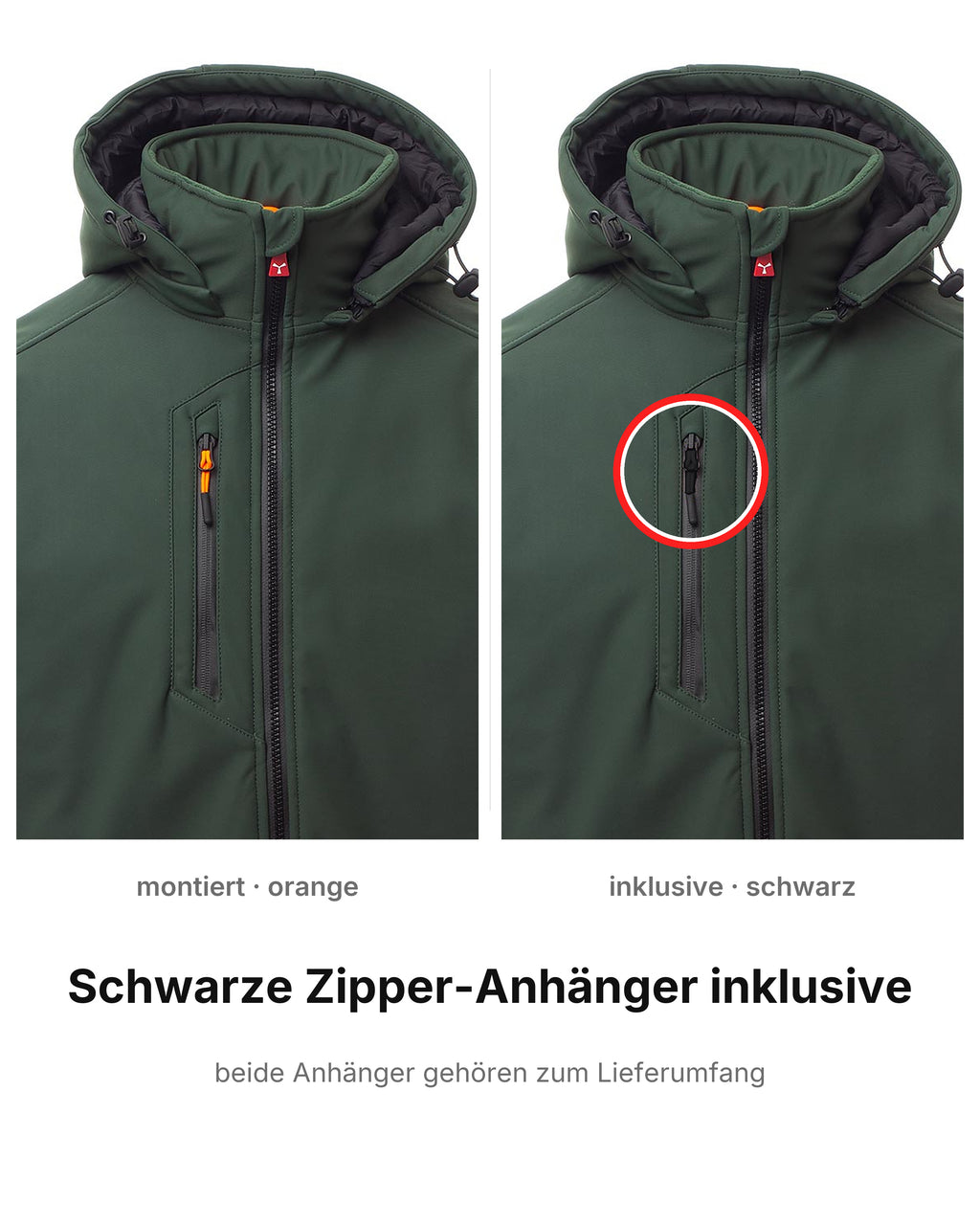 Softshelljacke Herren gefüttert Winter Arbeitsjacke Stehkragen Creek Pad