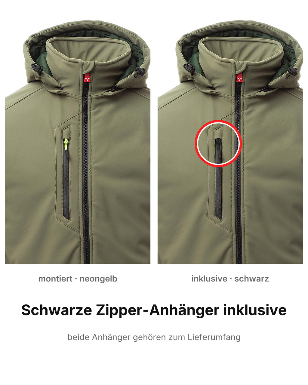 Softshelljacke Herren gefüttert Winter Arbeitsjacke Stehkragen Creek Pad