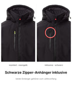Softshelljacke Herren gefüttert Winter Arbeitsjacke Stehkragen Creek Pad
