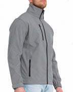 Herren Softshelljacke tailliert mit Stehkragen Arbeitsjacke Dublin