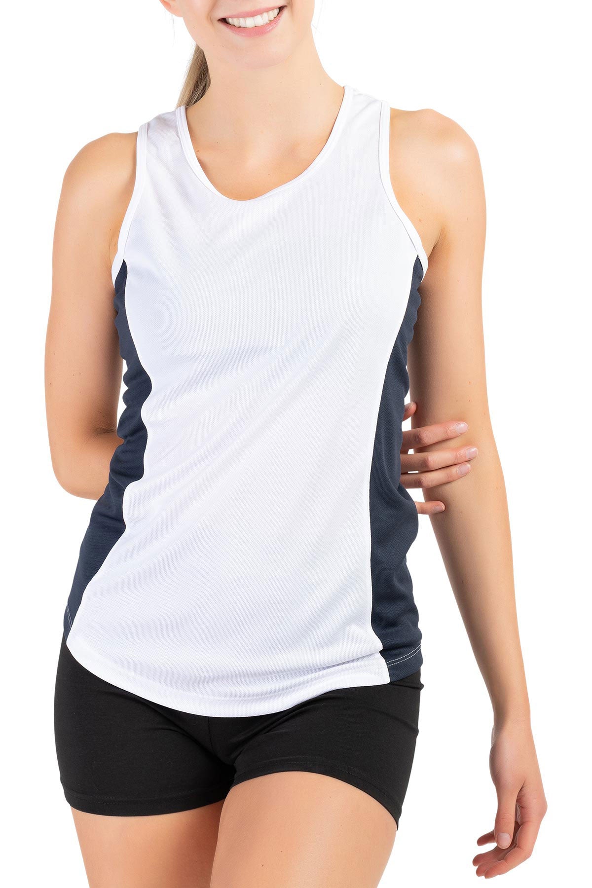 Damen Top zweifarbig