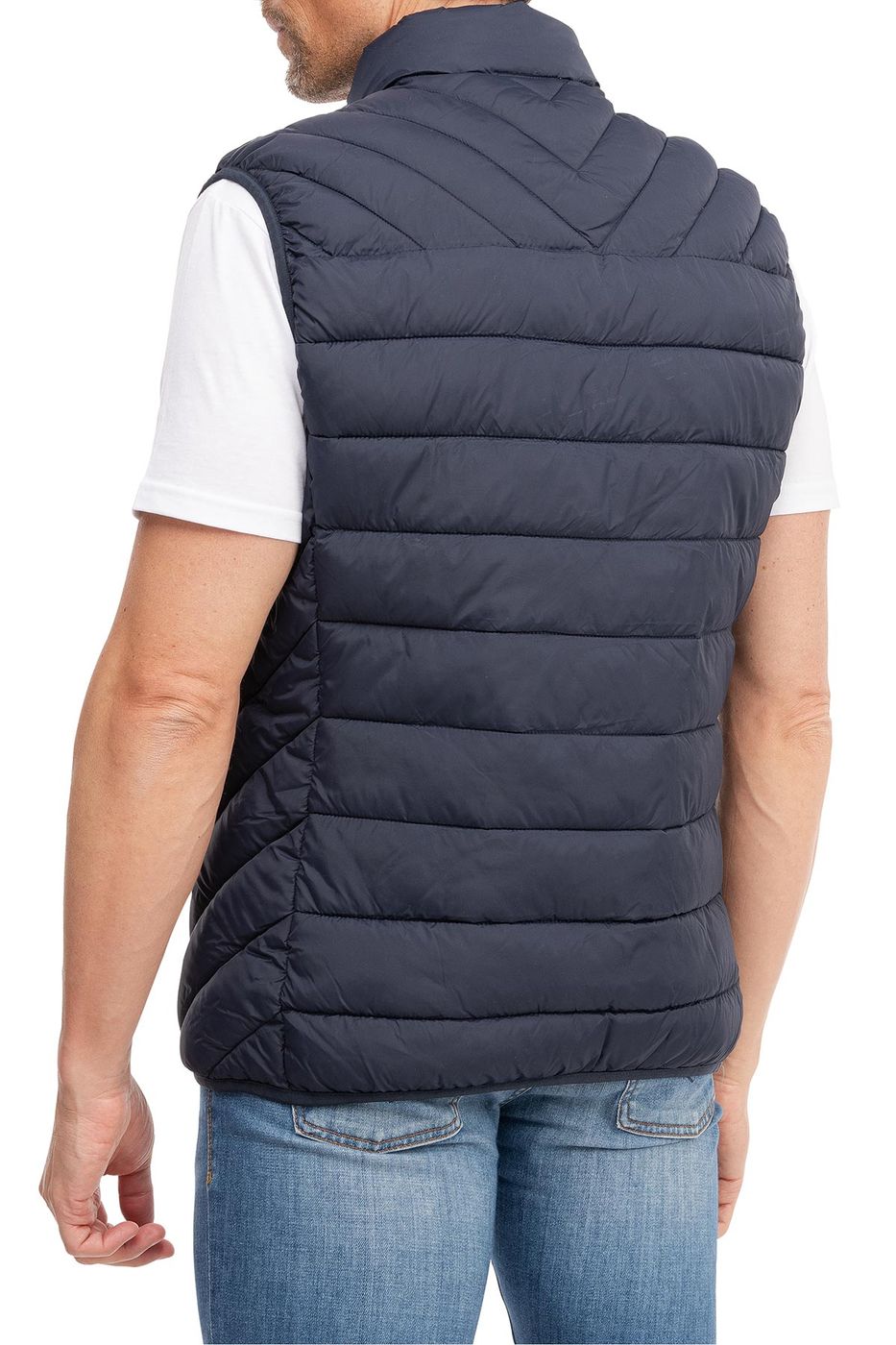 Herren Steppweste ohne Kapuze 