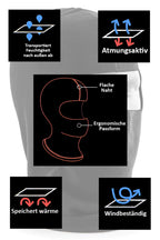 Unisex Fleece Sturmhaube Schwarz