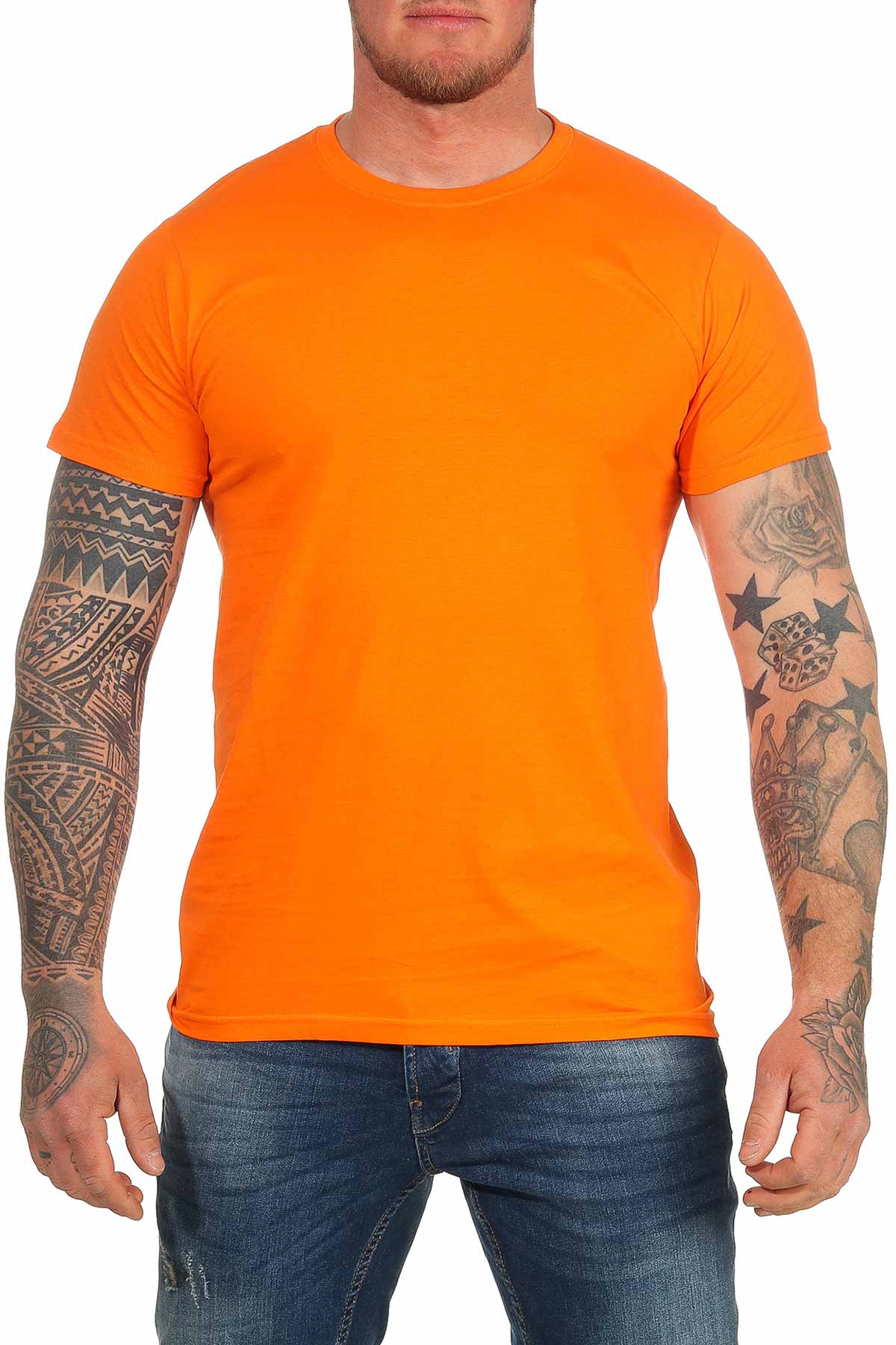 Herren T-Shirt Orange