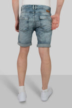 Herren kurze Jeans Hose Bermuda, Haka