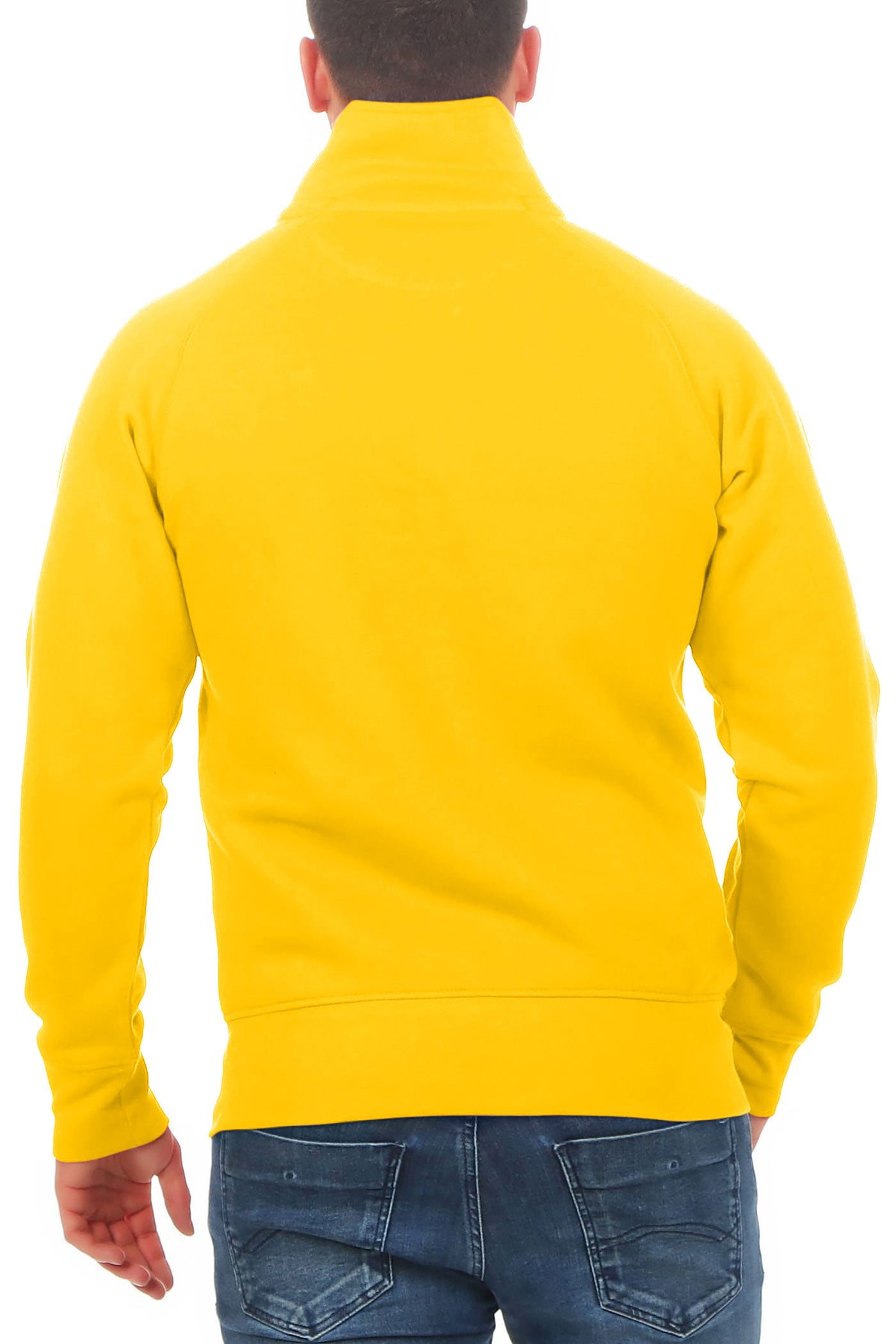 günstige Sweatjacke für die Arbeit und Freizeit in Gelb