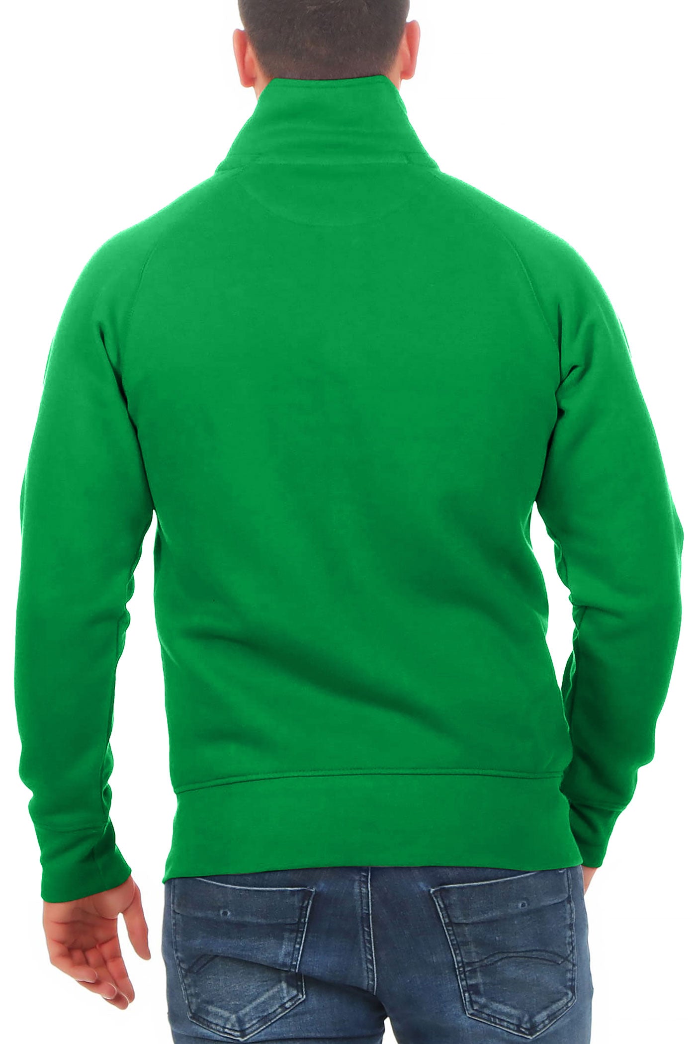 günstige Sweatjacke für die Arbeit und Freizeit in Gelbgrün