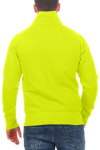 günstige Sweatjacke für die Arbeit und Freizeit in Neongelb