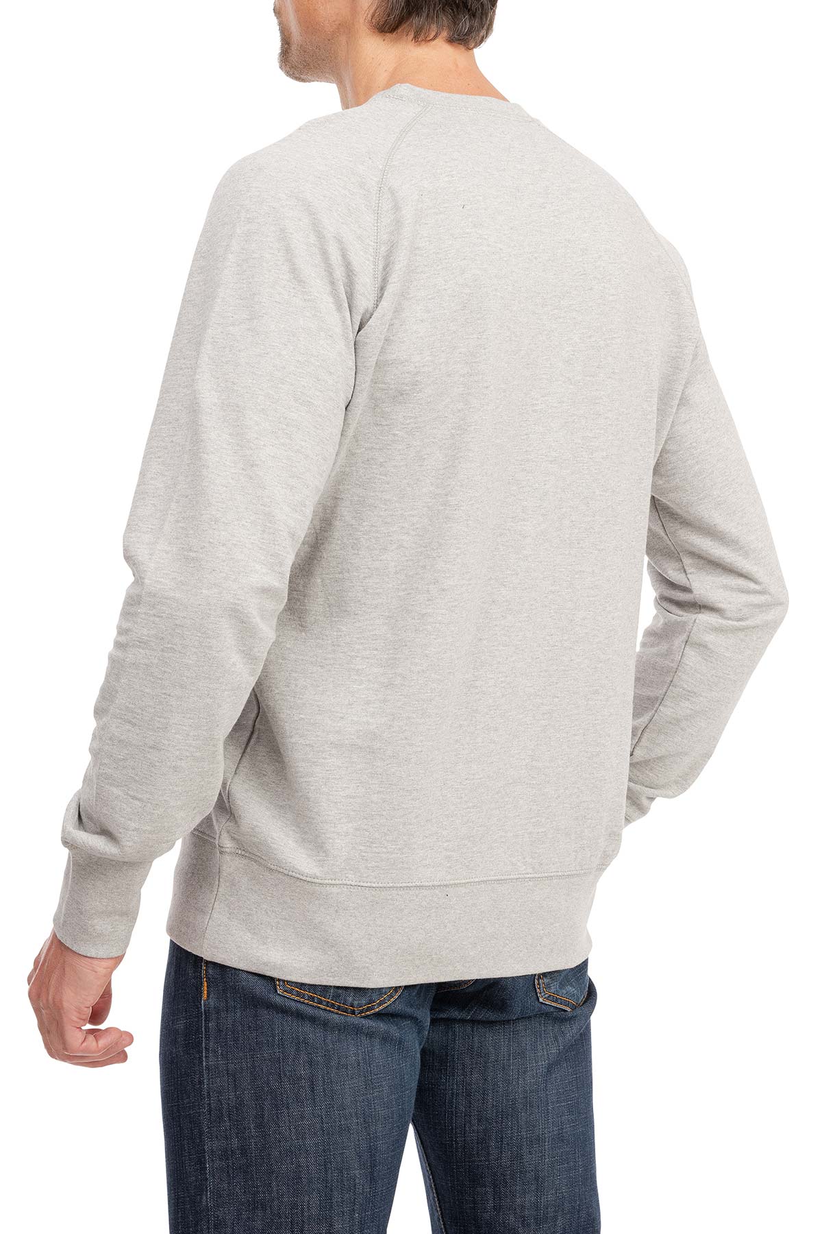 Herren Pullover Grau meliert