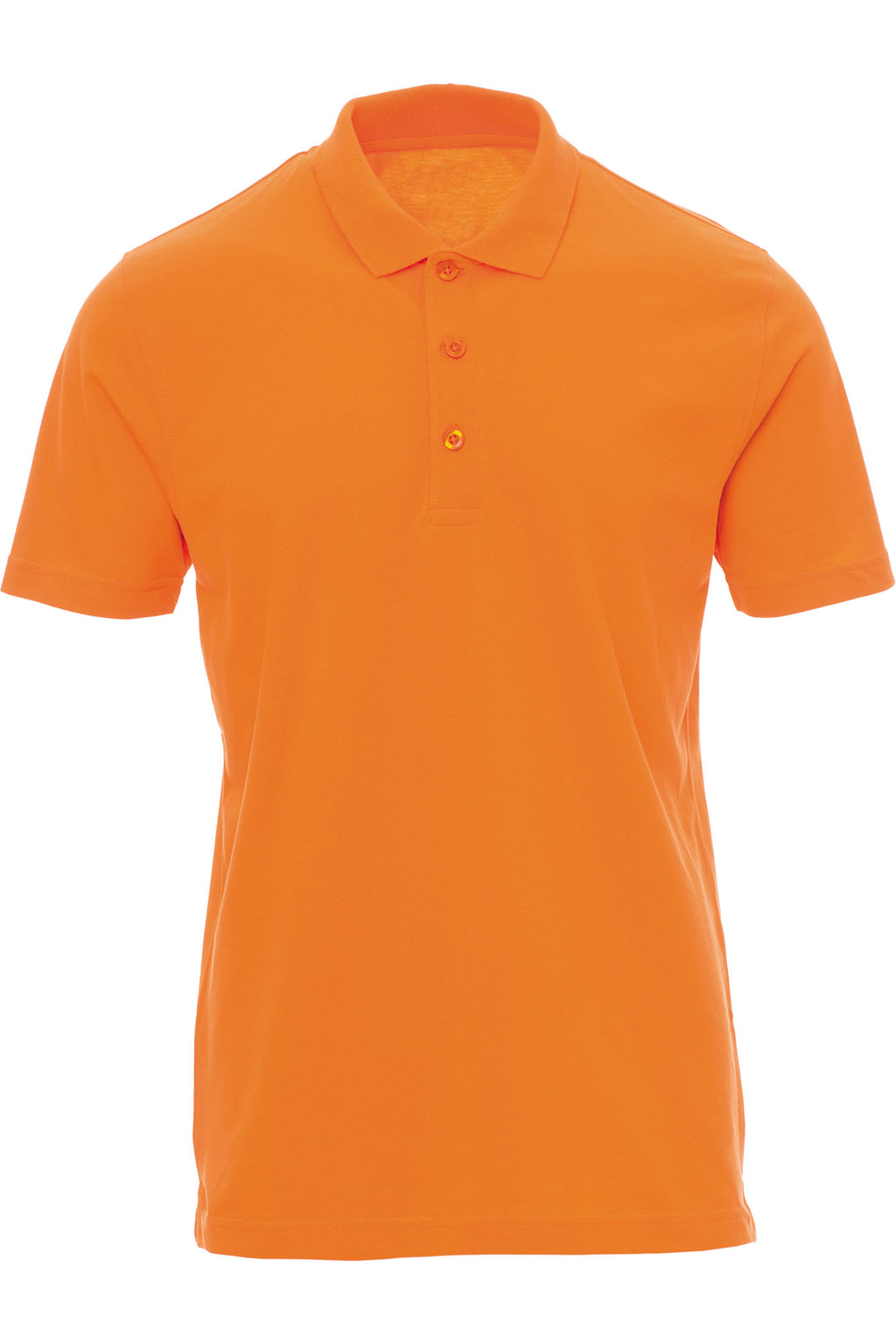 günstiges Basic Poloshirt in großen Größen in Orange