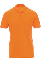 günstiges Basic Poloshirt in großen Größen in Orange