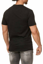 Männershirt Kurzarm Schwarz