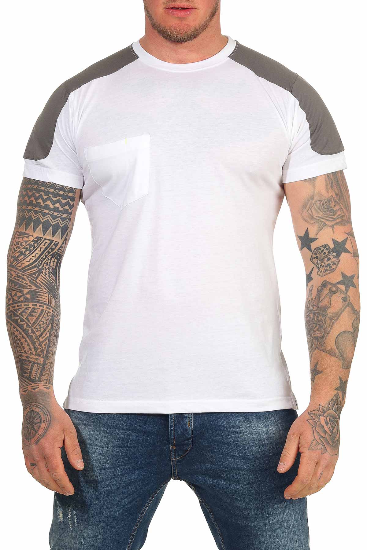 Herren T-Shirt mit Brusttasche