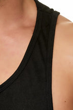 Muscle Shirt Herren Tank Top Schwarz