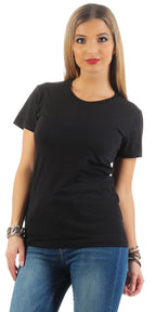 Damen Basic T-Shirt Sunset