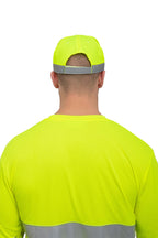 Unisex Warnschutzcap mit Klettverschluss Gelb