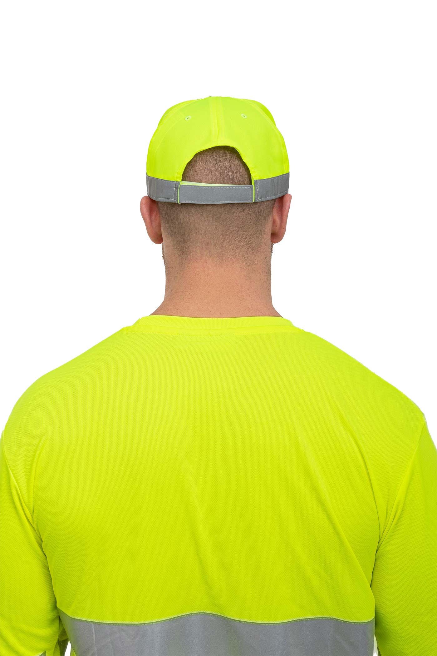 Unisex Warnschutzcap mit Klettverschluss Gelb