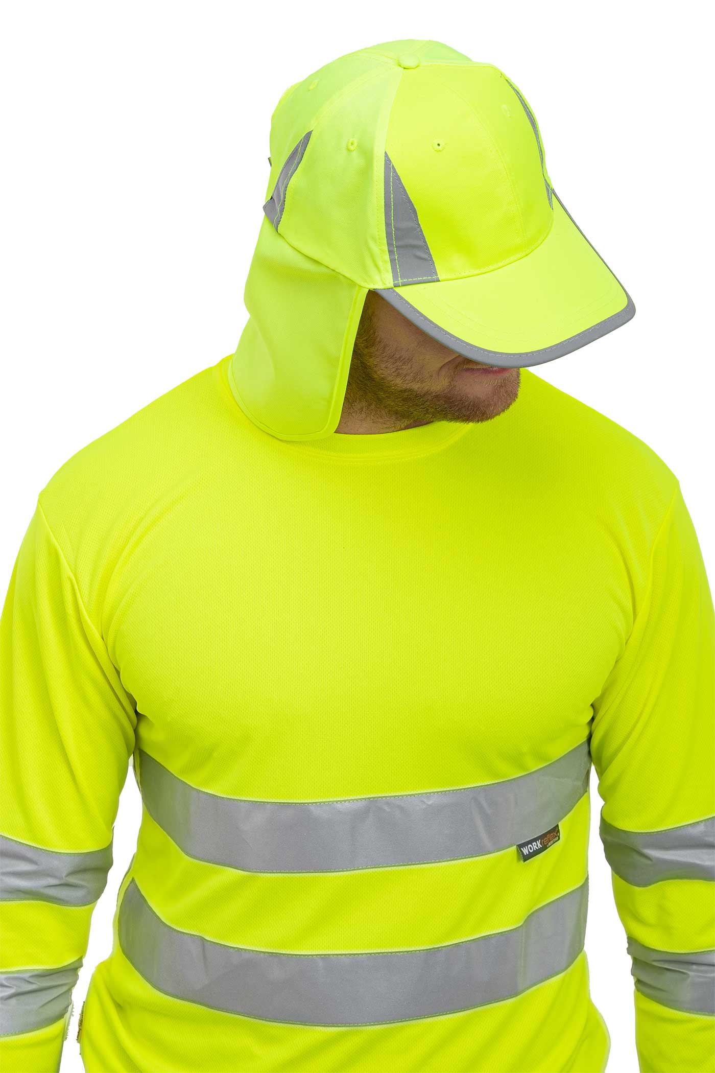 Cap für deine Sicherheit in Neongelb 